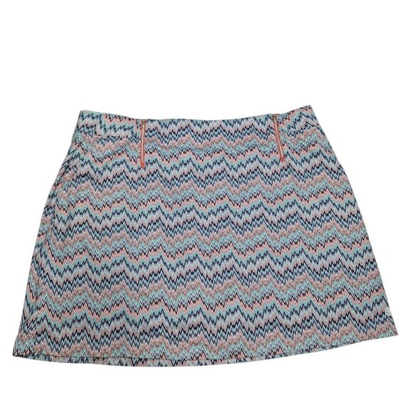 Better and Court Skort Tennis Golf Blue Orange Womens Plus Size XXL Pockets - Picture 1 of 7